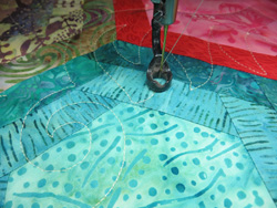 quilting closeup